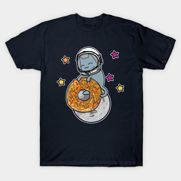 Cat astronaut t shirt top